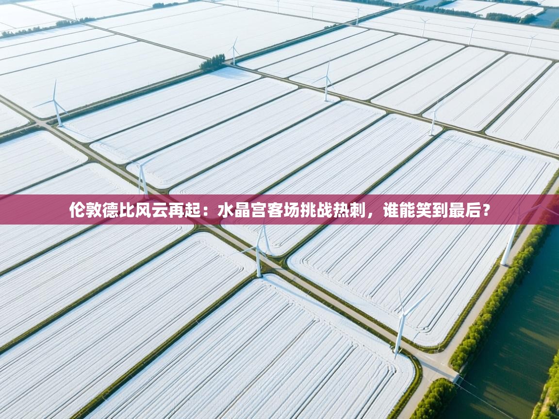 伦敦德比风云再起:水晶宫客场挑战热刺,谁能笑到最后? 第2张